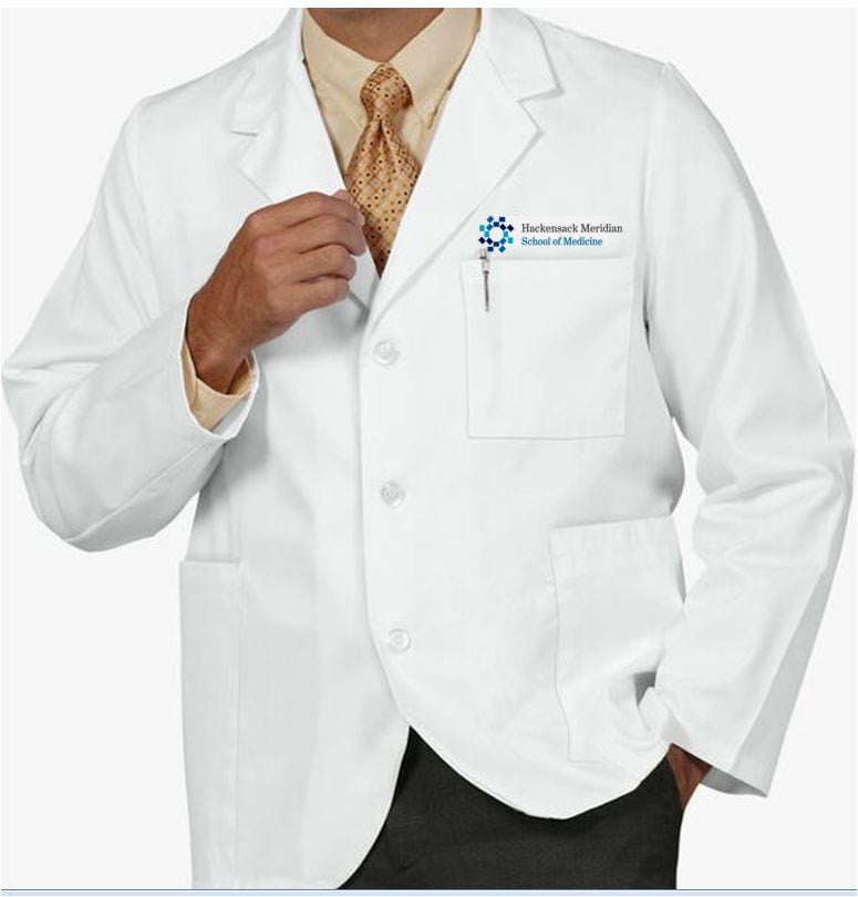 Medical student white coat embroidery on sale